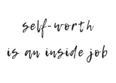 your self worth