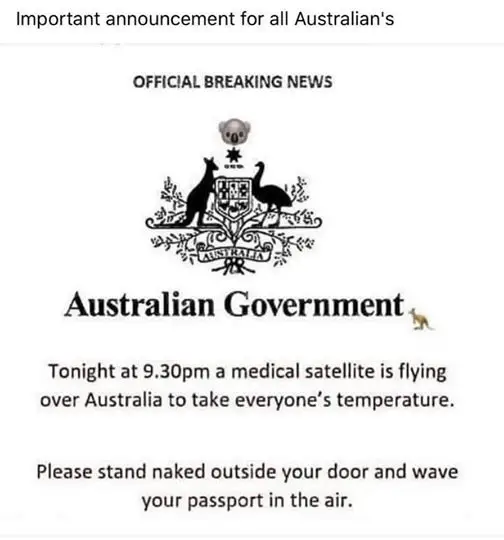 australian government important announcement