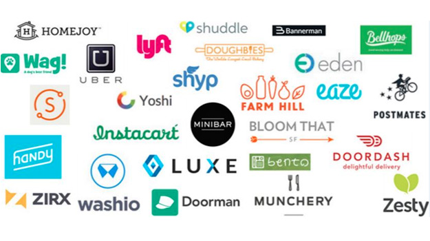 gig economy company logos