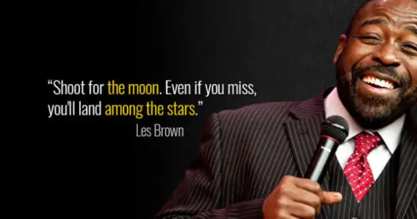 les brown shoot for the moon